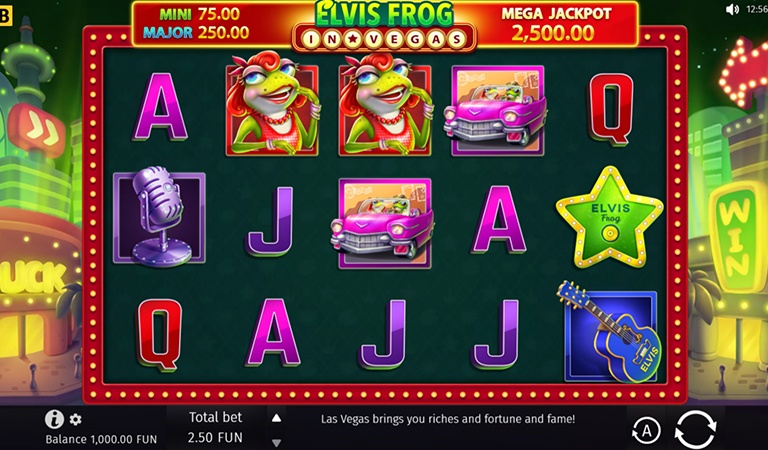 Elvis Frog in Vegas